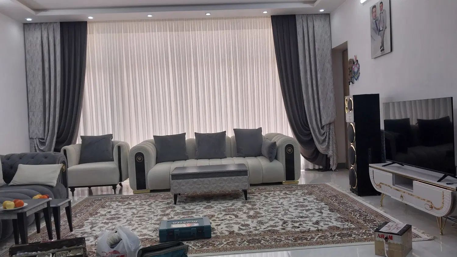 پرده مینمال جدید|پرده، رانر، رومیزی|اصفهان, ستار|دیوار