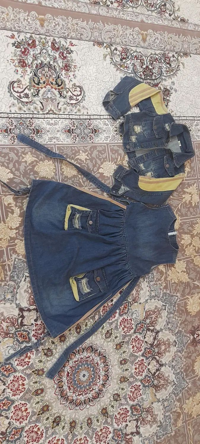 لباسدخترانه سالم تمیز بدون ایراد فقت کوچیک شدن|لباس|بلده, |دیوار