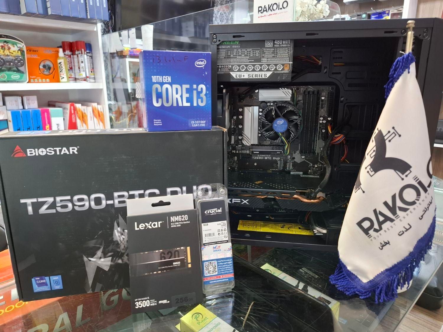 کیس گیمینگ نسل 10 با گرافیک RX 580|رایانه رومیزی|مشهد, هفده شهریور|دیوار