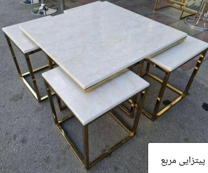 جلومبلی عسلی میز فلزی ضمانتدار شرکتی قیمت تولیدی|مبلمان خانگی و میز عسلی|مشکین‌دشت, |دیوار