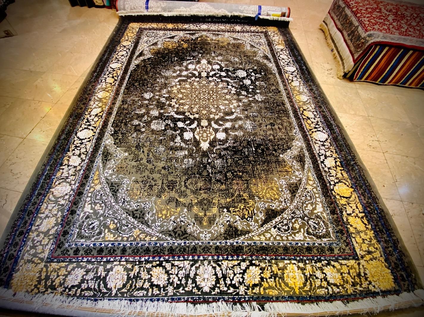 فرش پتینه ثروت طلاکوب طوسی ۱۲ متری|فرش|مینودشت, |دیوار