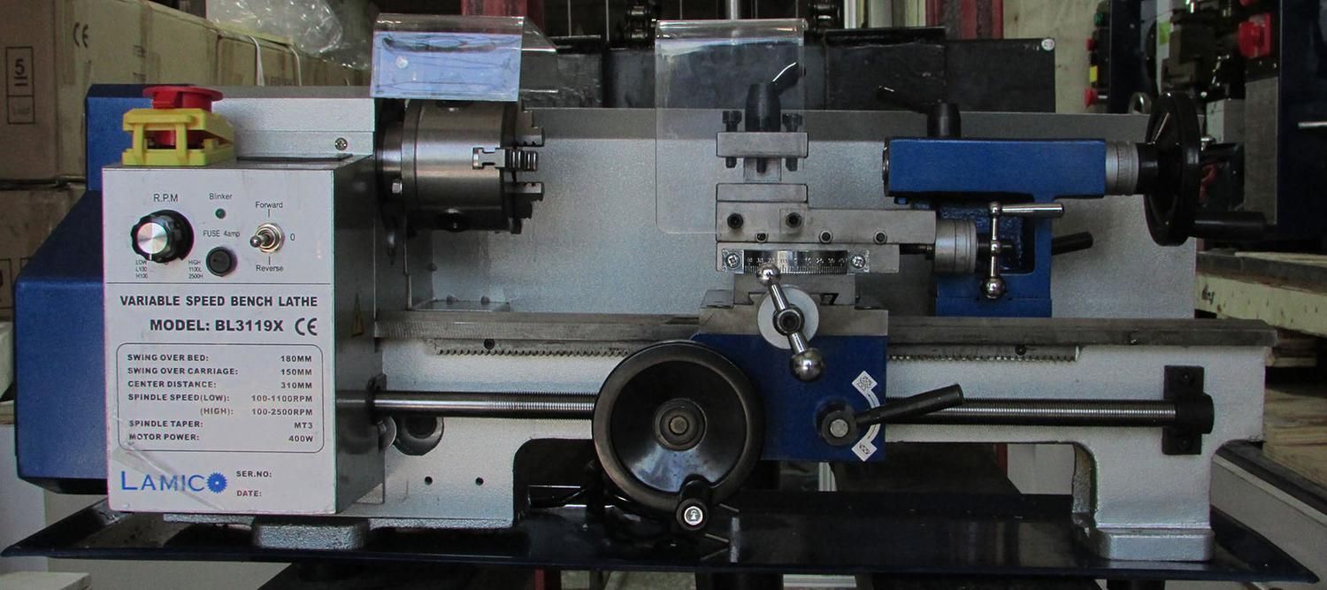 دستگاه تراش رومیزی با طول کارگیر 310 میلیمتر|ماشین‌آلات صنعتی|گرمدره, |دیوار