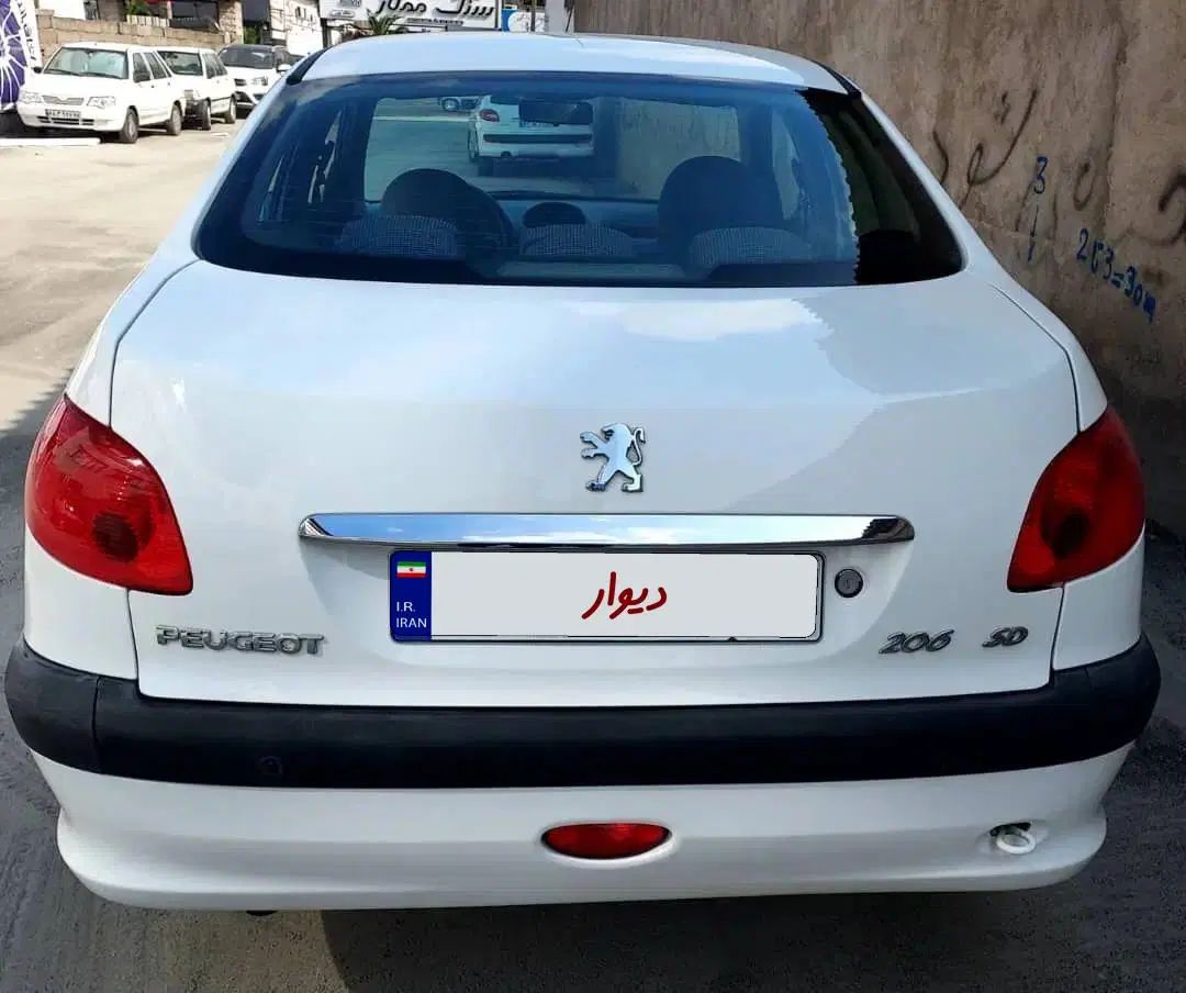 پژو 206 SD V8، مدل ۱۳۹۵|خودرو سواری و وانت|رشت, هلال احمر|دیوار