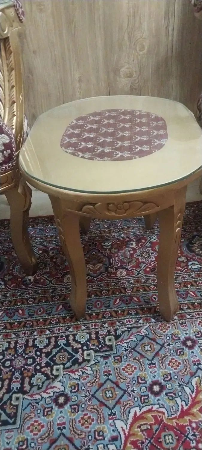 مبل استیل  بهمراه فرش|مبلمان خانگی و میز عسلی|تهران, صاحب الزمان|دیوار