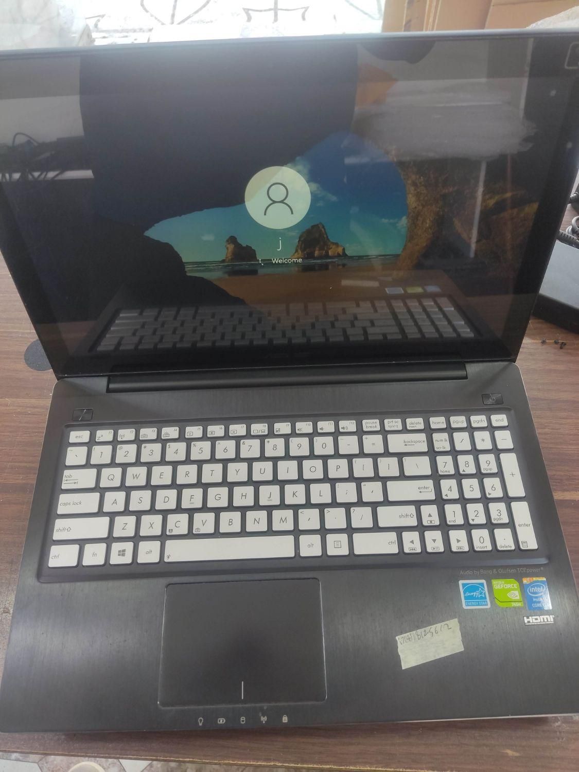 لپتاپ ایسوس i7 لمسی گرافیکدار سالم 256ssd|رایانه همراه|ماهدشت, |دیوار