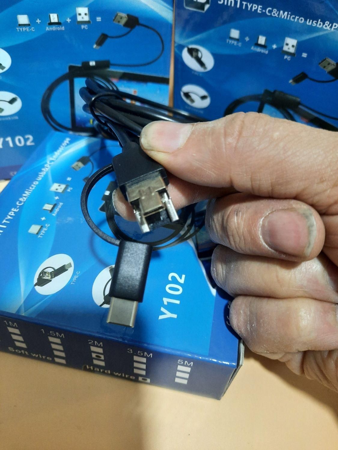 دوربین شلنگی موبایلی نازک شیلنگی آندوسکوپ ۵ مگ|دوربین مداربسته|تهران, فردوسی|دیوار