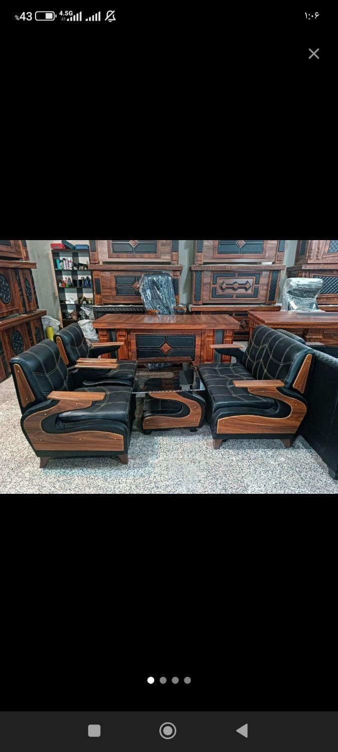 کارگاه میز مدیریت ، صندلی مدیریت ، نیم ست شرکتی|مبلمان اداری|تبریز, |دیوار