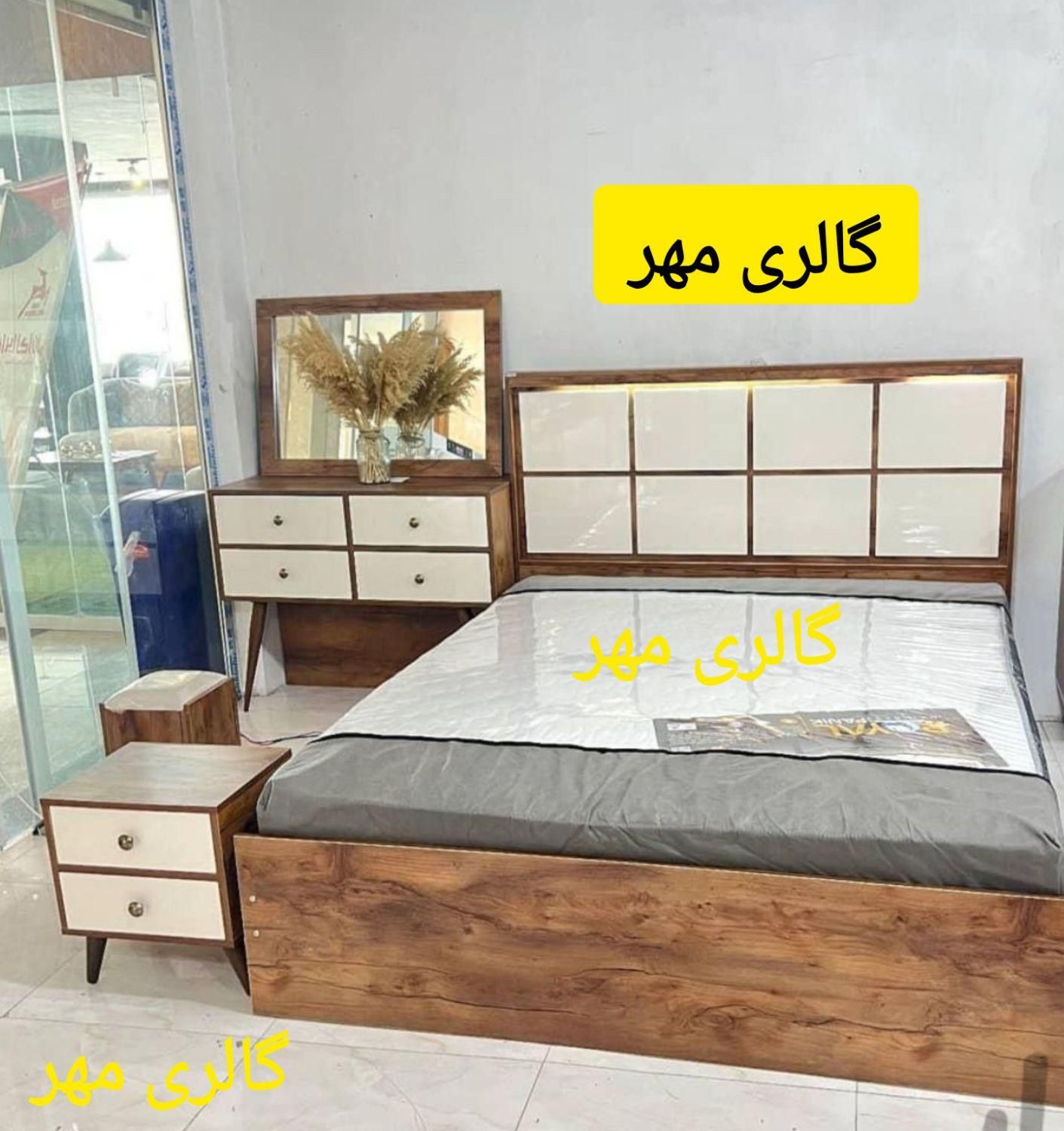 سرویس تخت خواب /تختخواب دونفره/تخت یکنفره /پخش تشک|تخت و سرویس خواب|کرج, منظریه|دیوار