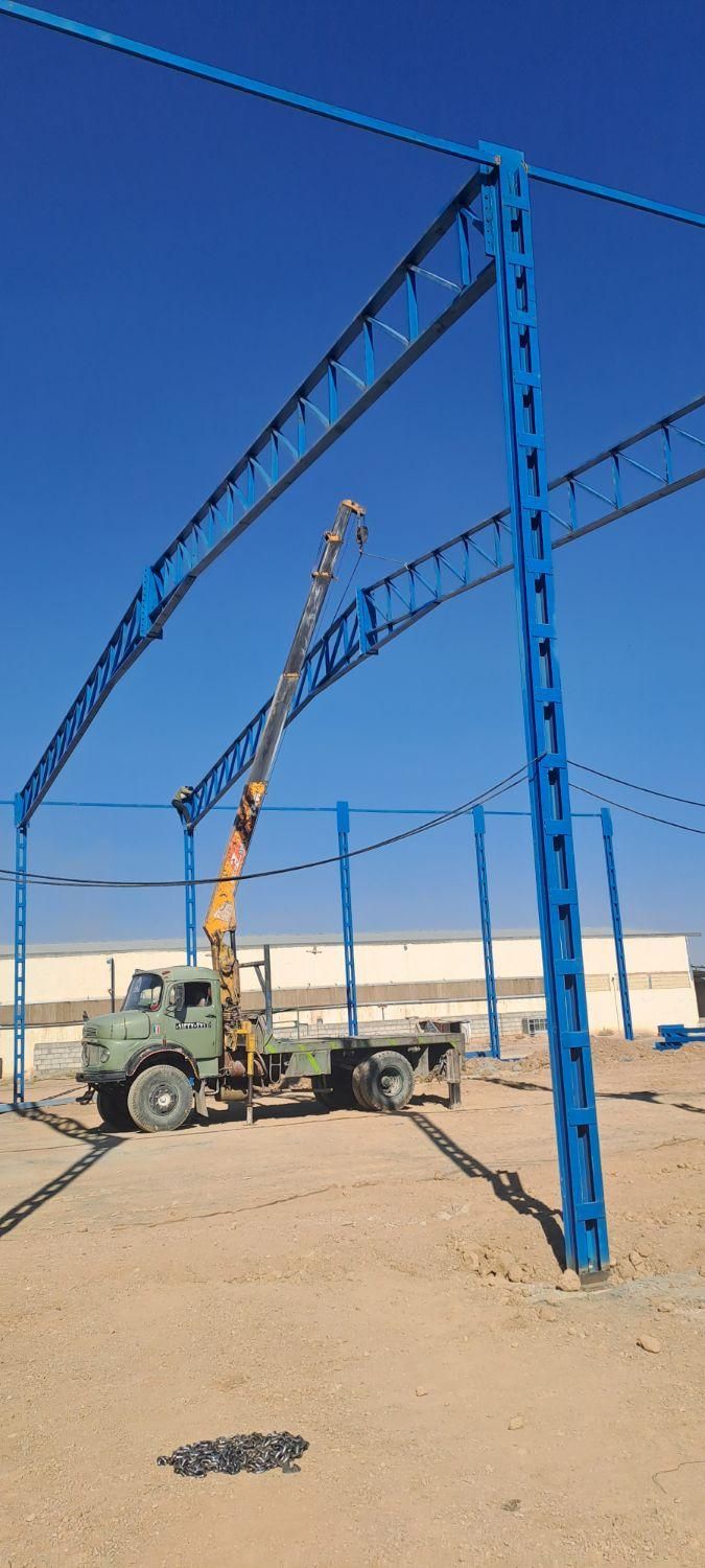 جرثقیل ۳تن دکل بلند ارتفاع ۱۴ متر شاهین شهر|خدمات حمل و نقل|شاهین‌شهر, بانک استان|دیوار