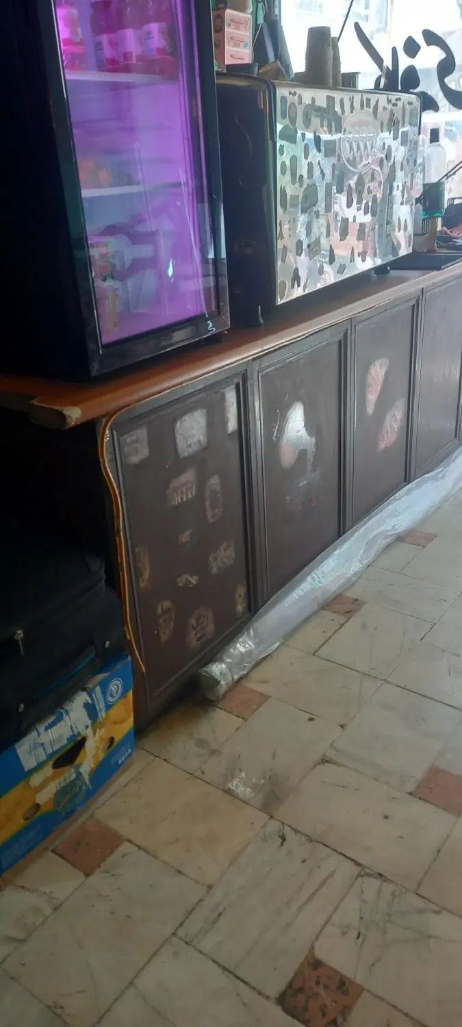کانتر کافه فروشگاه کابینت با صفحه 32 میل 3 متر|فروشگاه و مغازه|تهران, نازی‌آباد|دیوار