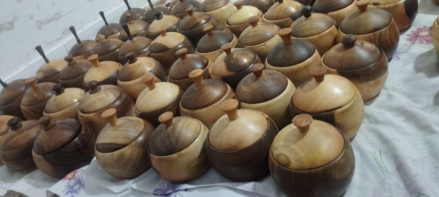 قندان،شکلات خوری،کاسه با چوب گردو|صنایع دستی و سایر لوازم تزئینی|تهران, جوادیه|دیوار
