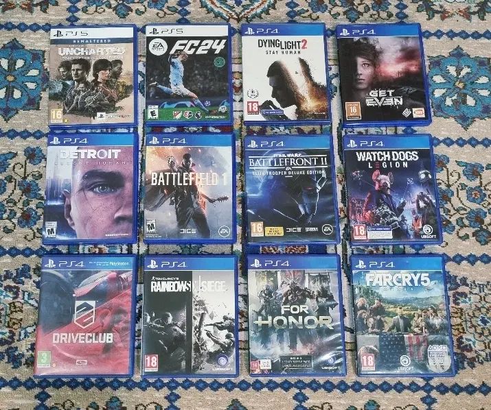 فروش و معاوضه بازی 13 عدد بازی ps4 و ps5|کنسول، بازی ویدئویی و آنلاین|رشت, آزادگان|دیوار