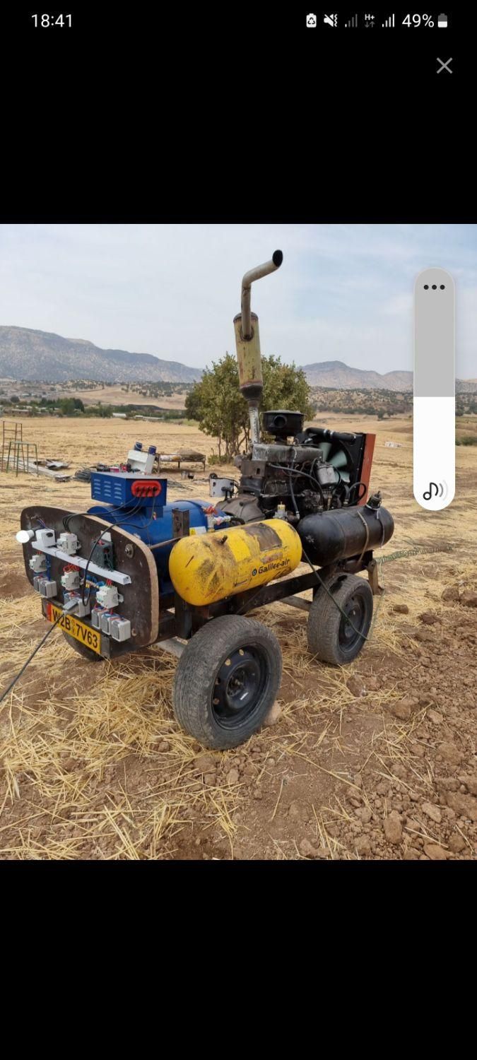 اجاره ژنراتور موتور برق صدکیلو  وات، سه فاز،تک فاز|ماشین‌آلات صنعتی|خرم‌آباد, |دیوار