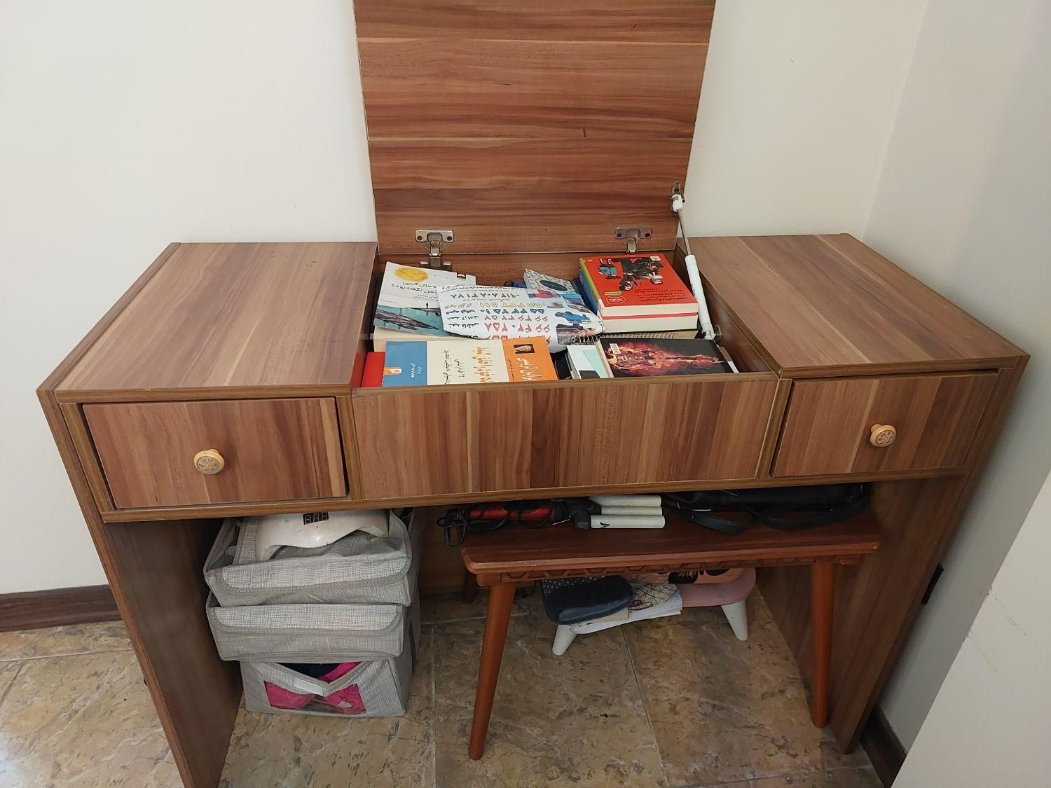 میز کامپیوتر با 2کشو و فضای مخفی|میز تحریر و کامپیوتر|تهران, خرمشهر|دیوار