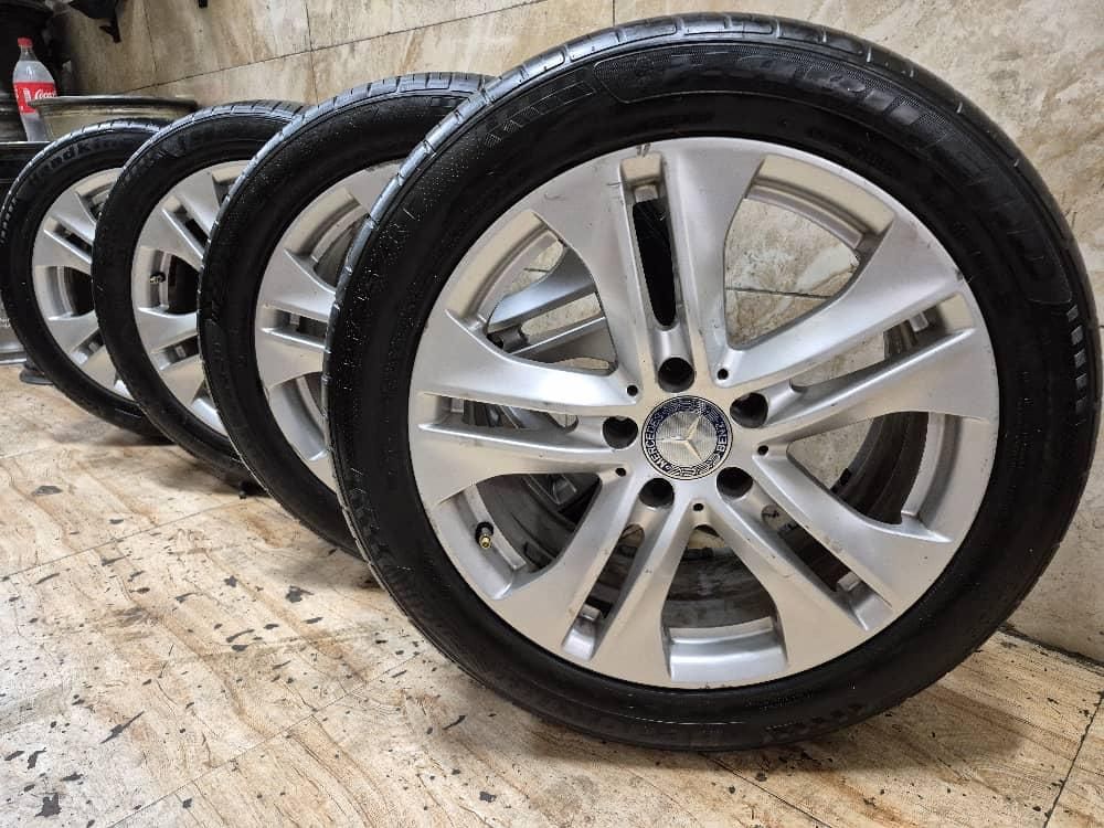 رینگ ولاستیک بنز BENZ E250. E350 سایز 17|قطعات یدکی و لوازم جانبی|مشهد, راهنمایی|دیوار