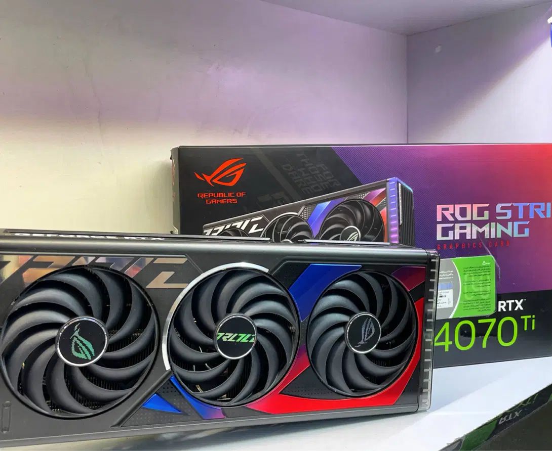 ASUS ROG Strix RTX 4070 Ti گرافیک|قطعات و لوازم جانبی رایانه|مشهد, آبکوه|دیوار
