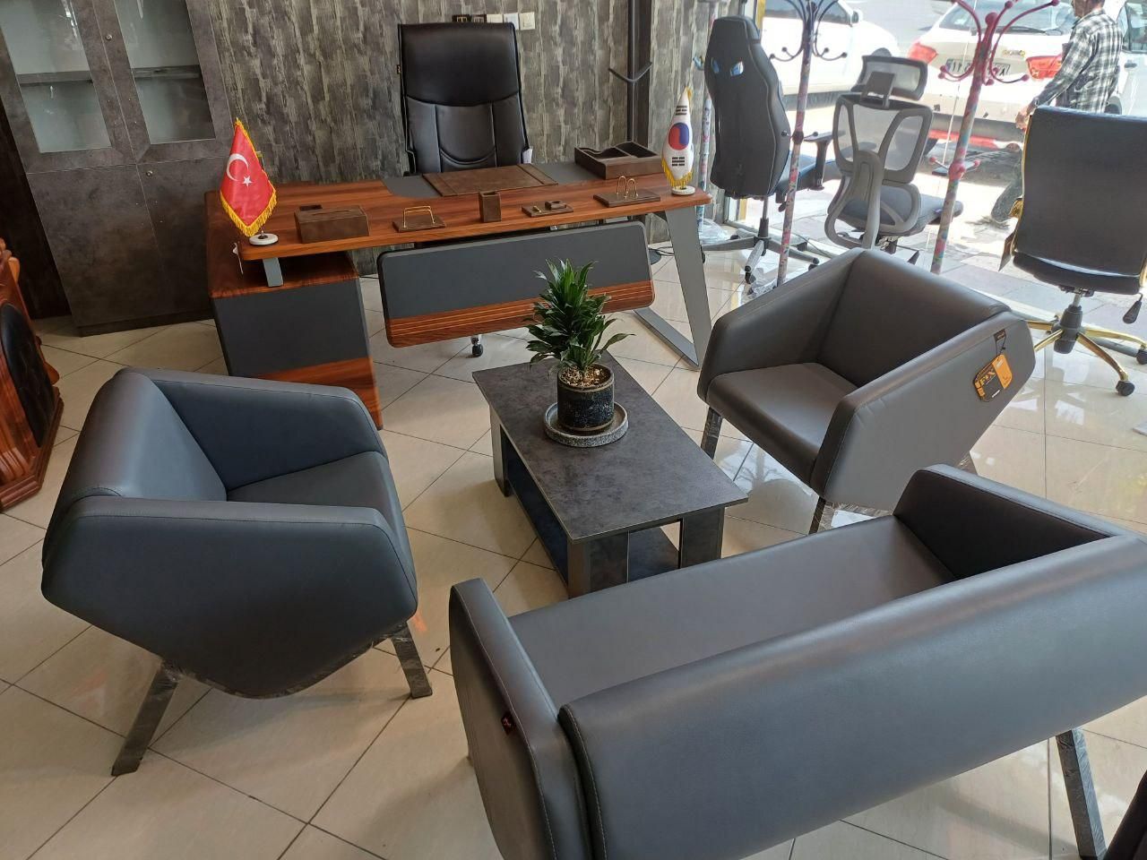 میز مدیریت تمام ام دی اف تمام وکیوم|دفتر کار|قدس, |دیوار