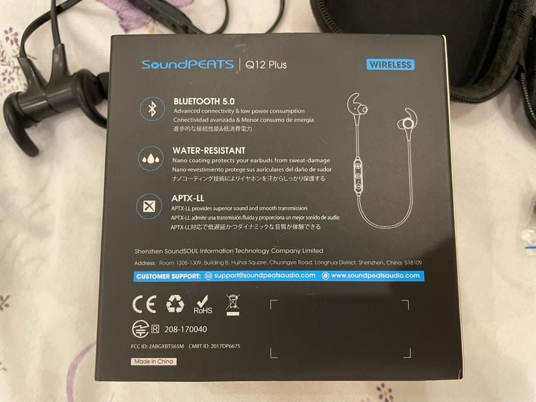 ایرفون بلوتوث Soundpeats Q12plus|لوازم جانبی موبایل و تبلت|تهران, پردیسان|دیوار