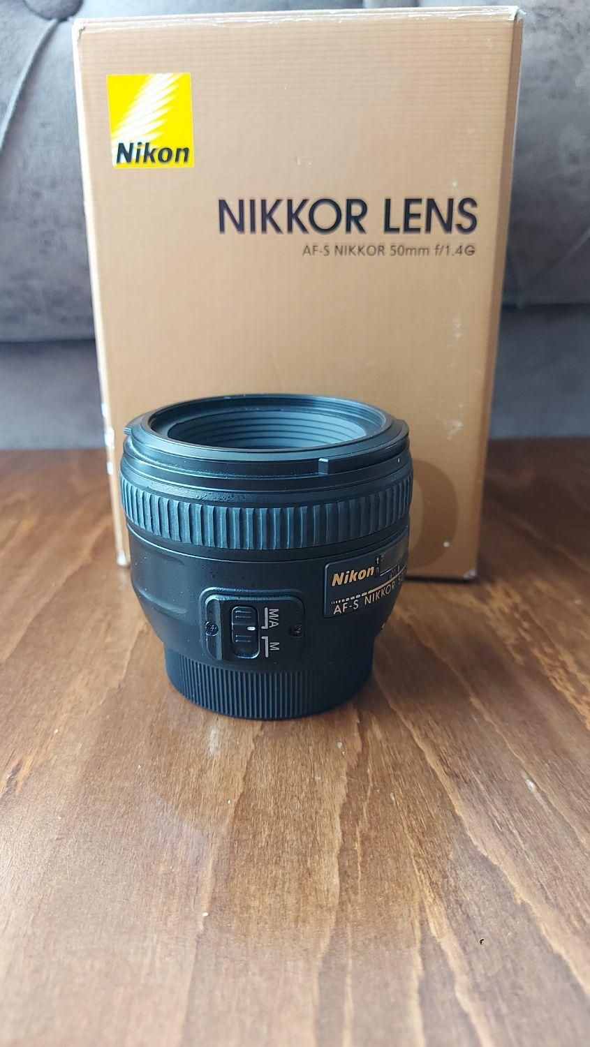 لنز ۵۰ نیکون f1.4|دوربین عکاسی و فیلمبرداری|اصفهان, روشندشت|دیوار