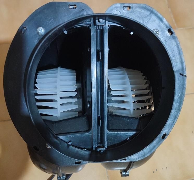 فن حلزونی بلبرینگی با پروانه نسوز|پنکه و تصفیهکنندهٔ هوا|شیراز, کوی قضات|دیوار