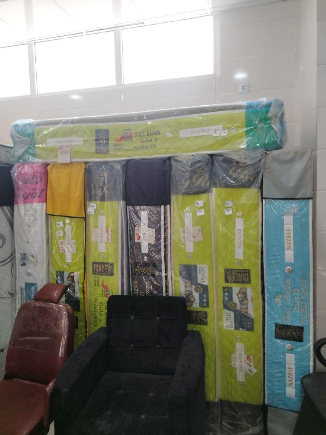 تشک نو در ابعاد مختلف تک و دو نفره با ارسال|تشک تختخواب|خورموج, |دیوار