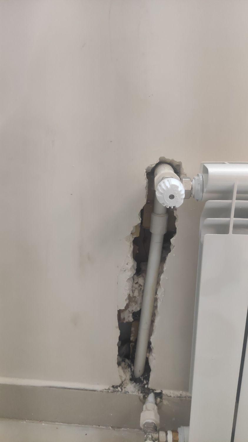 نشت یابی ترمیم با دستگاه نقطه زن تصویری تضمینی|خدمات پیشه و مهارت|رشت, لاکانی|دیوار