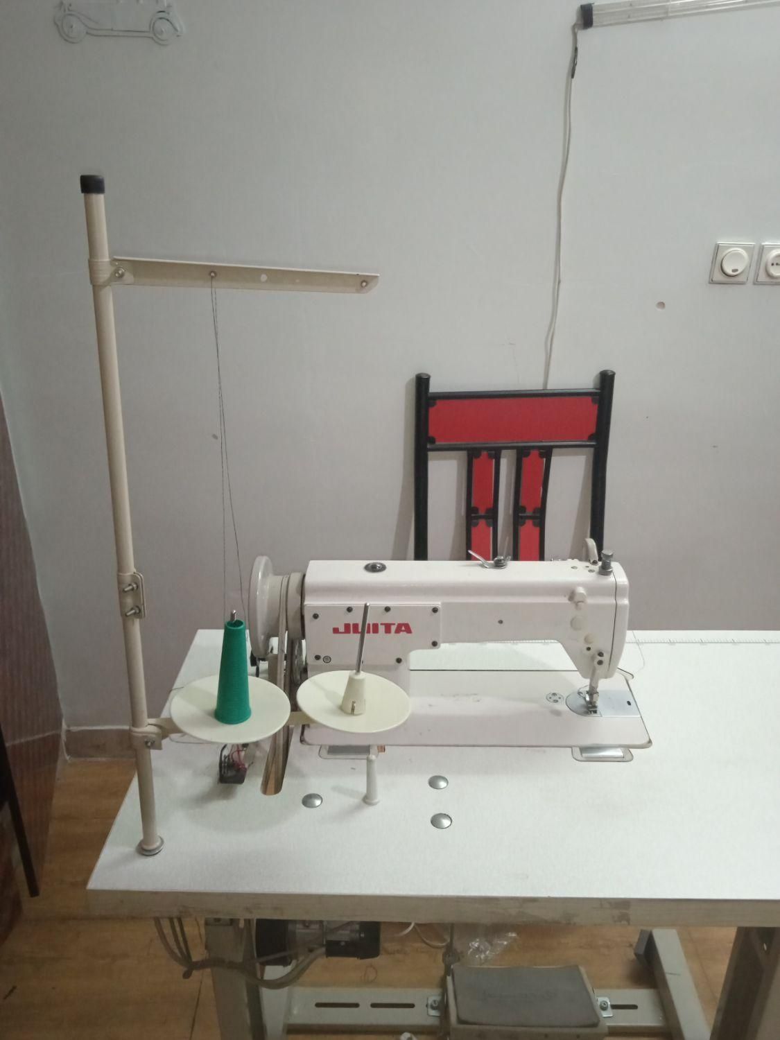 چرخ جویتا راستا دوز کمپلت بزرگ ضخیم دوز|چرخ خیاطی و ریسندگی|اصفهان, باغ فدک|دیوار