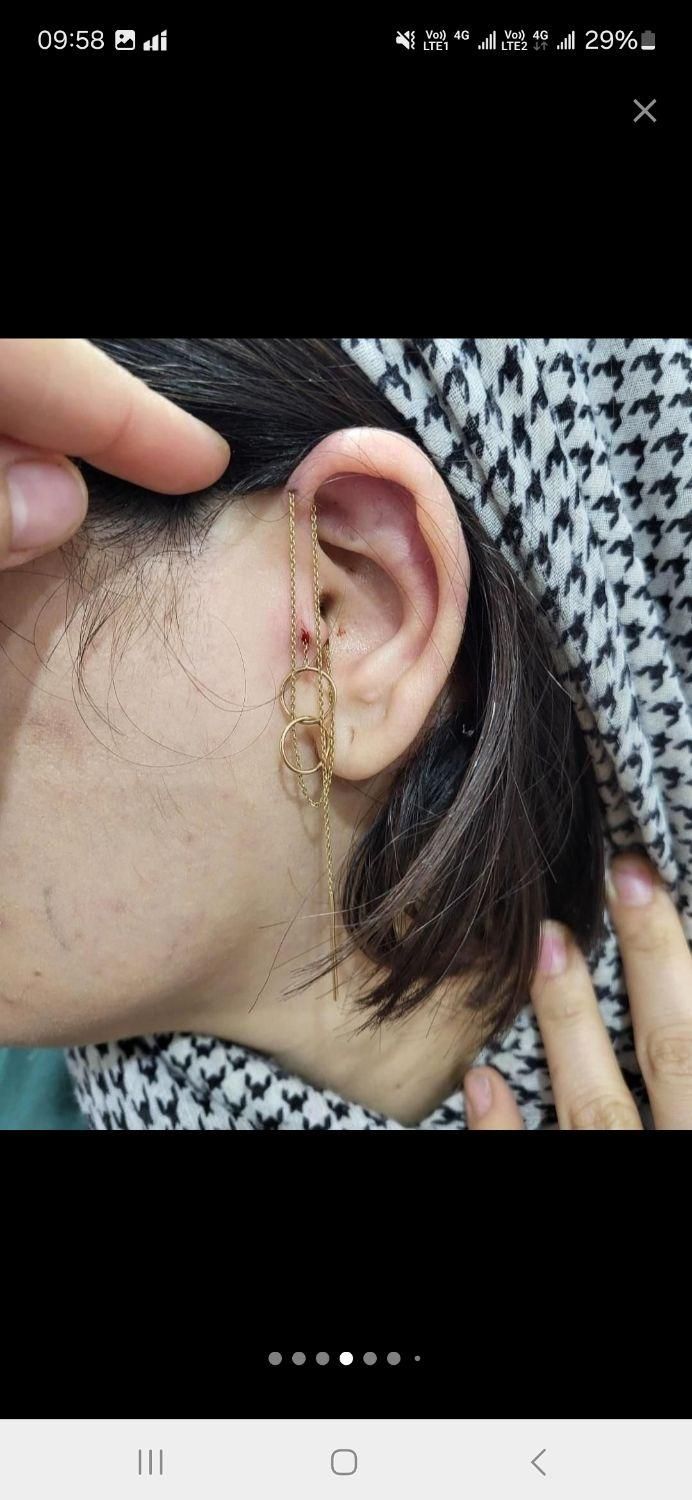 پرسینگ‌گوش-سوراخ کردن گوش|خدمات آرایشگری و زیبایی|دهدشت, |دیوار