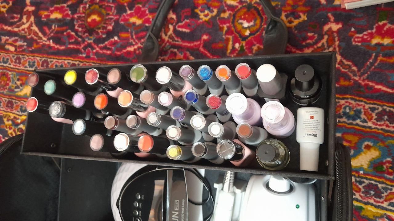 پک کامل لوازم کاشت ناخن|آرایشی، بهداشتی، درمانی|مراغه, |دیوار