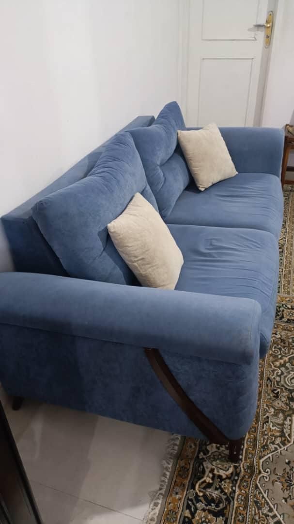 مبل 7نفره،2تخته فرش 6متری،بخاری،بوفه،میز جلو مبلی|مبلمان خانگی و میز عسلی|رشت, انصاری|دیوار