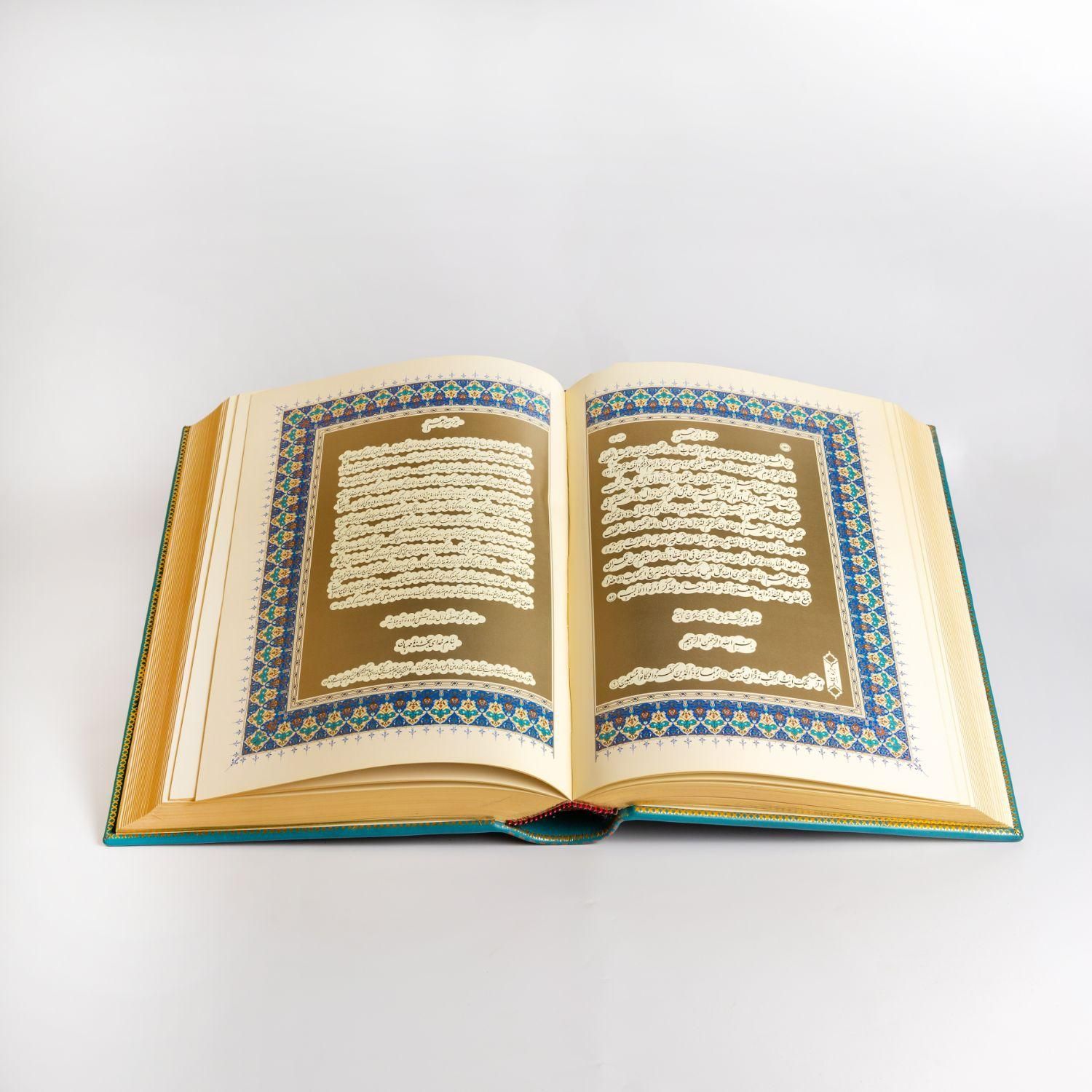 قرآن نفیس  چرم نستعلیق  (کد۷۶)رحلی.      فخررازی|کتاب و مجله مذهبی|تهران, بهارستان|دیوار