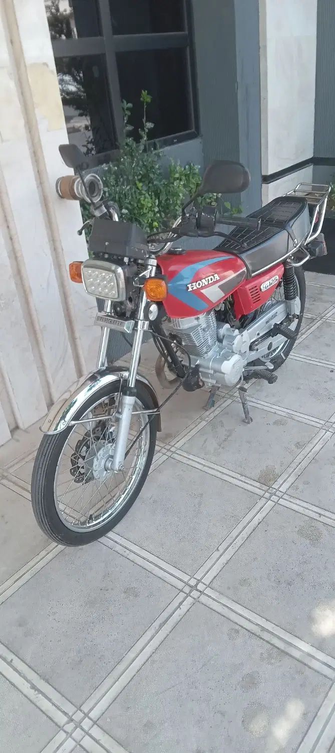 هندا۱۲۵ استارتی مدل ۹۵|موتورسیکلت|کرج, شاهین‌ویلا|دیوار