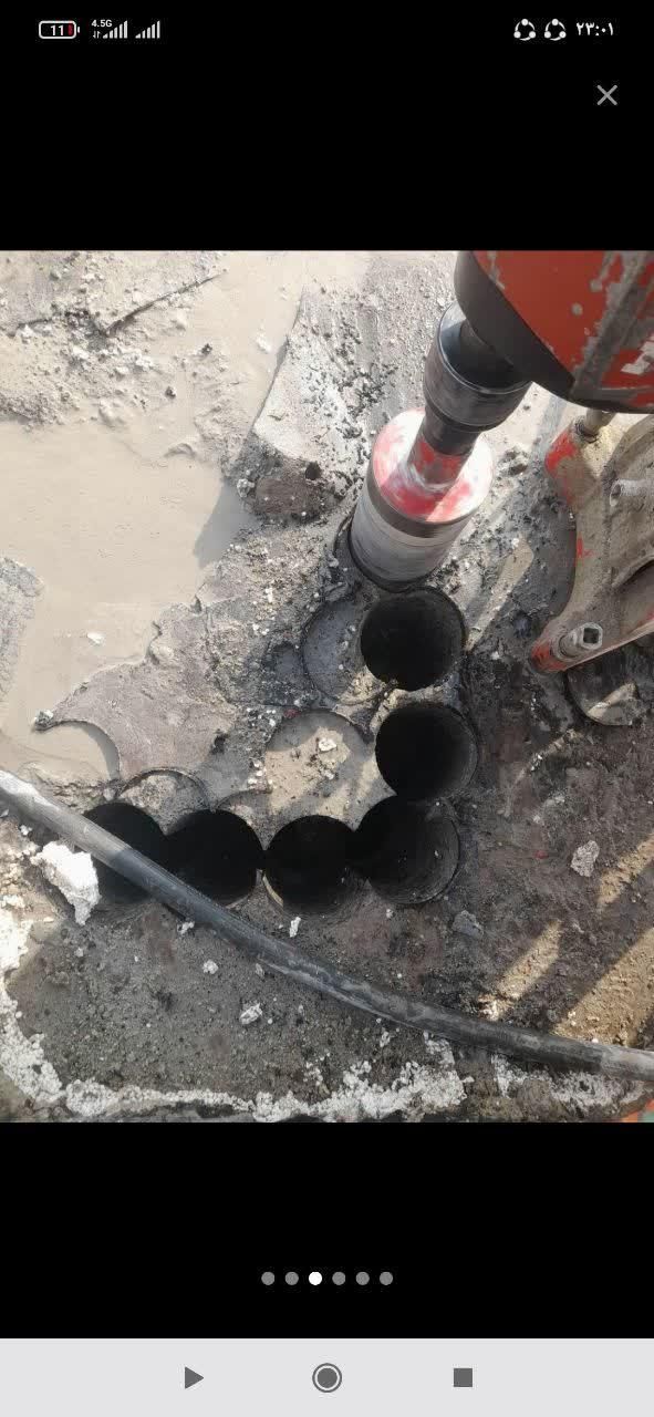 کرگیری و برش بتن.گرد برد.کاشت میلگرد|خدمات پیشه و مهارت|تهران, صادقیه|دیوار