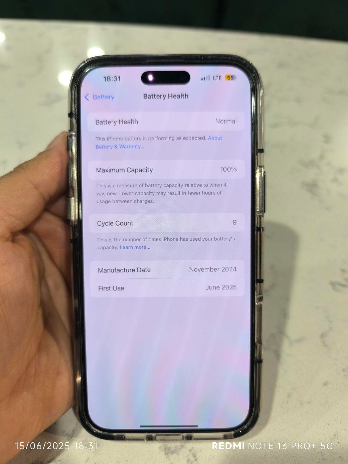 اپل iPhone 16 Pro Max با حافظهٔ ۲۵۶ گیگابایت|موبایل|مشهد, محمدآباد|دیوار