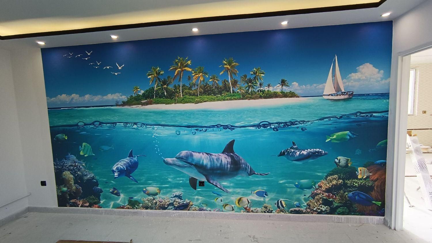 برچسب کابینت، کاغذ دیواری،آینه دکوراتیو،پوستر|خدمات پیشه و مهارت|سنندج, |دیوار