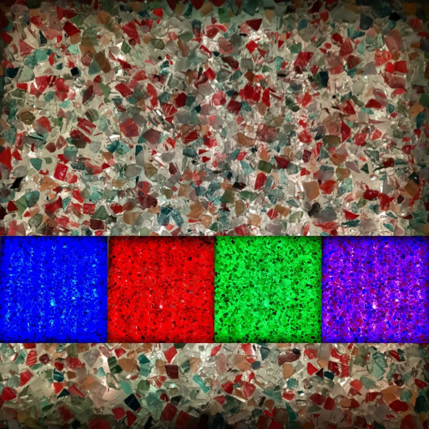 چراغ پنل شیشه ای RGB|لامپ و چراغ|مشهد, احمدآباد|دیوار