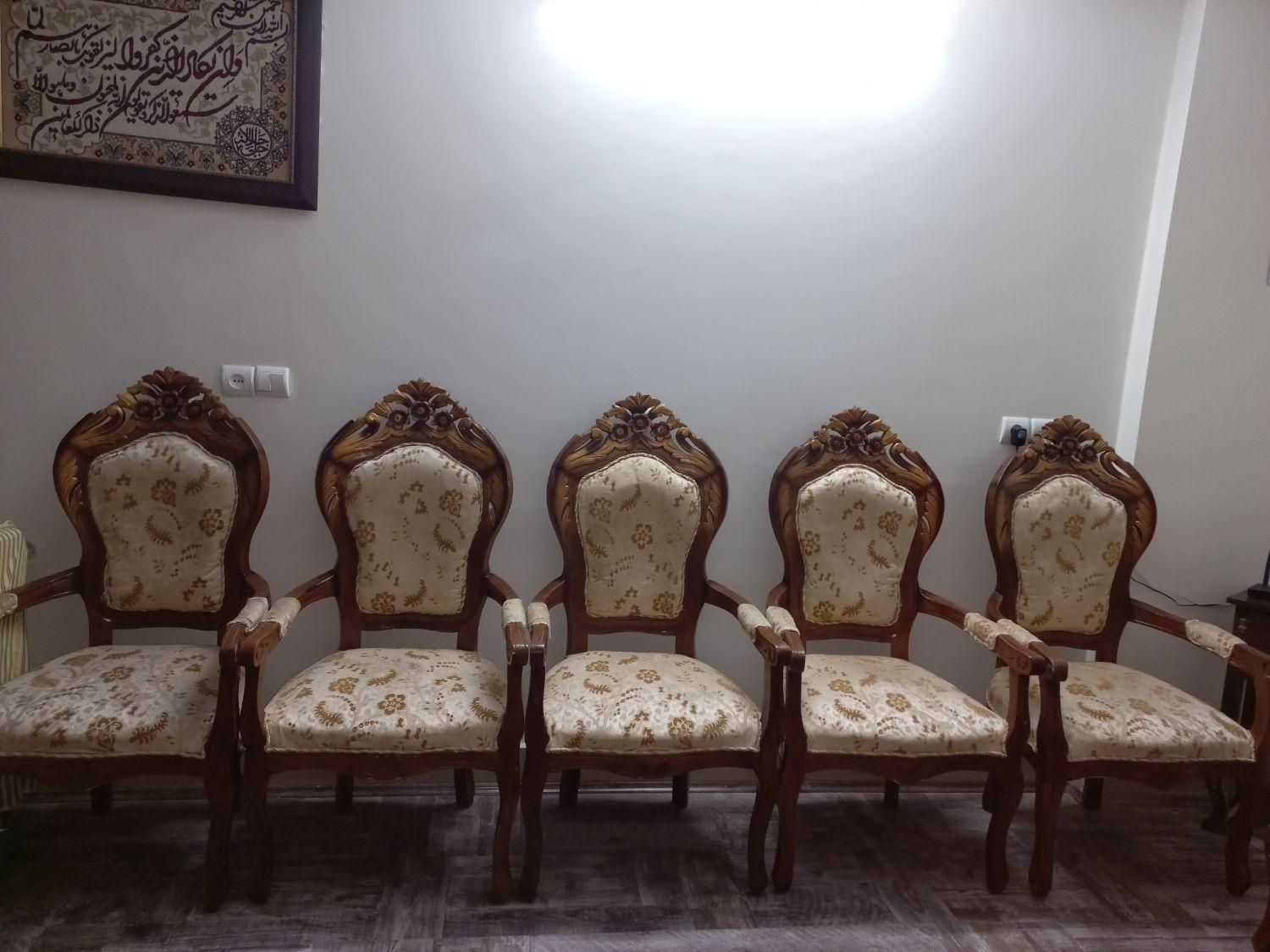 مبل ۹ نفره استیل چوب راش|مبلمان خانگی و میز عسلی|بروجرد, |دیوار