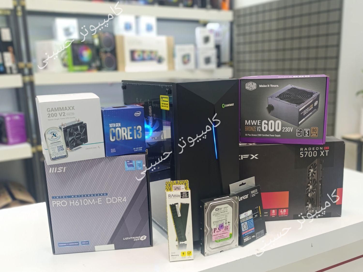 کیس کامپیوتر گیمینگ خفن نسل۱۲ گرافیک5700XT هاردSSD|رایانه رومیزی|مشهد, کلاهدوز|دیوار