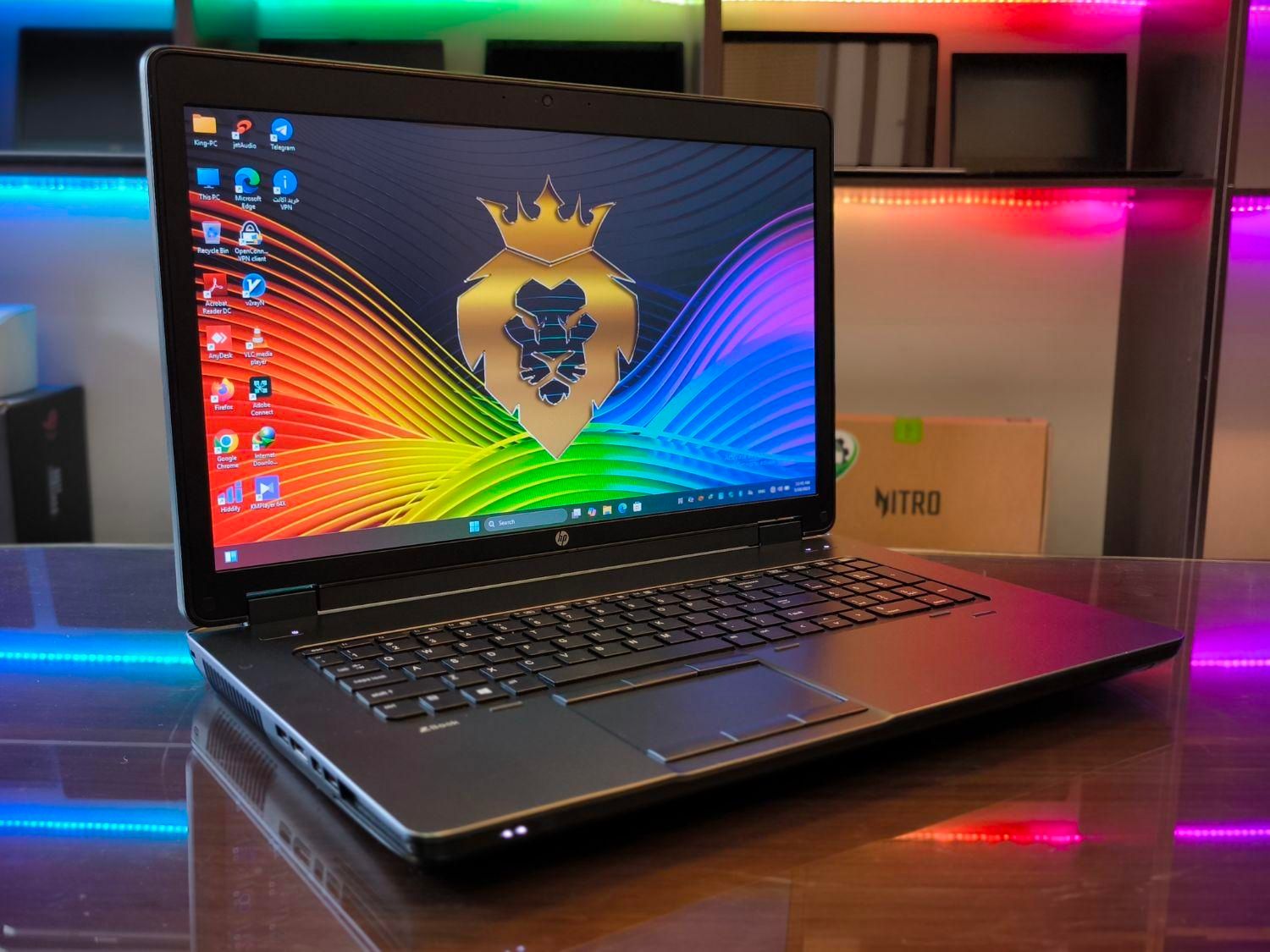 هیولای ۸ هسته ۱۷ اینچی HP گرافیک ۲ و ۴ گیم و رندر|رایانه همراه|تهران, میدان ولیعصر|دیوار