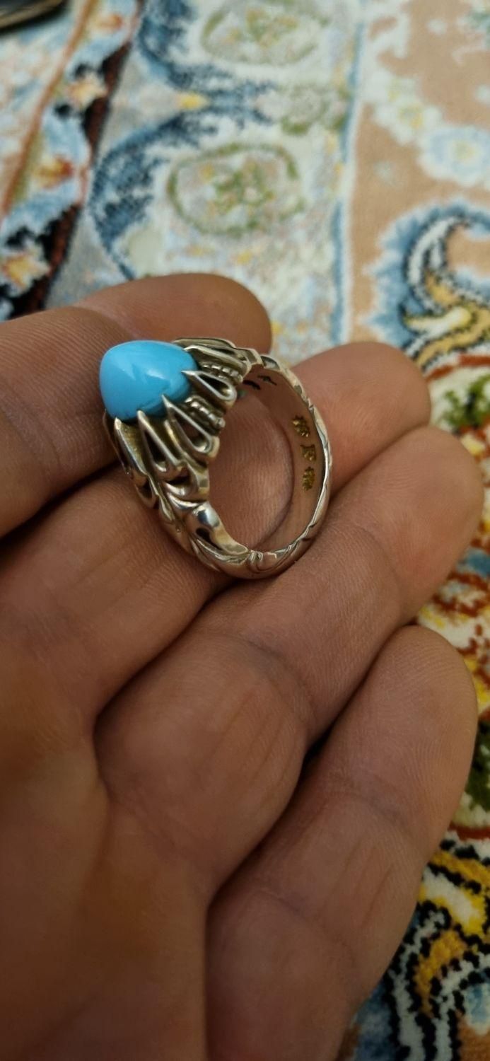 انگشتر فدیوم مهر طلا کاوه|جواهرات|ری, جوانمرد قصاب|دیوار