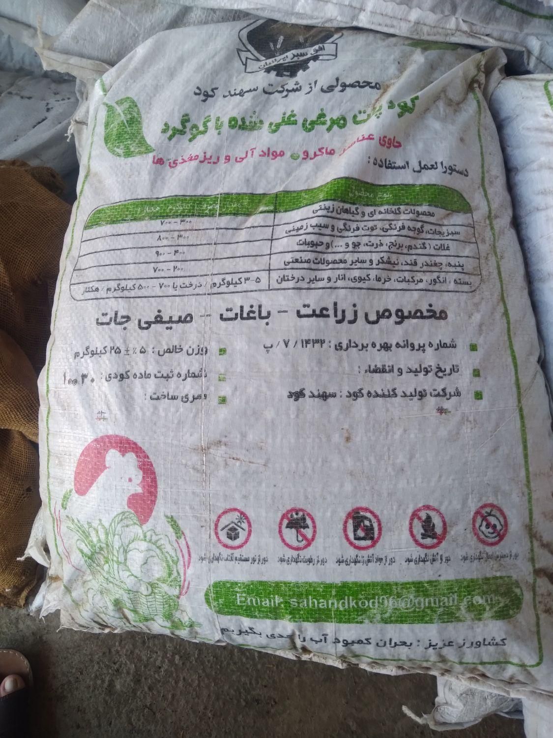 کود الی غنیشده شده|خدمات باغبانی و درختکاری|آق قلا, |دیوار