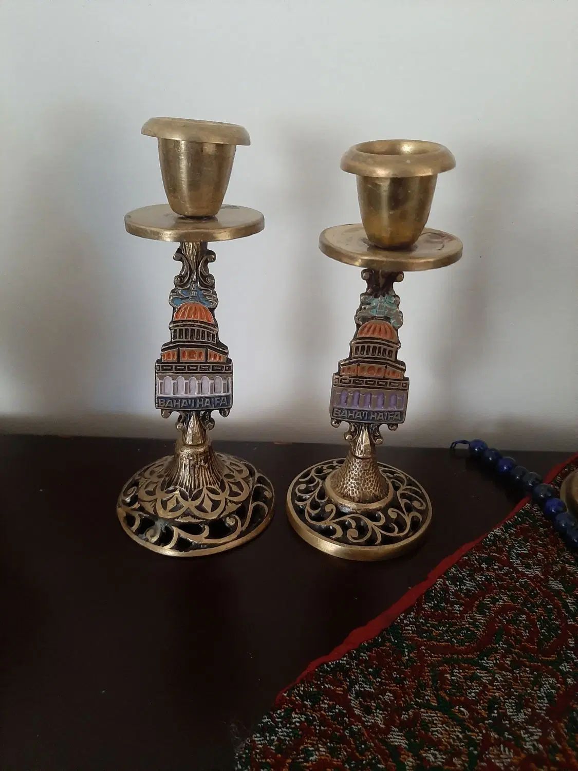 قدیمی و انتیک برنجی شمعدان جام چایدان|کلکسیون اشیاء عتیقه|تهران, هروی|دیوار
