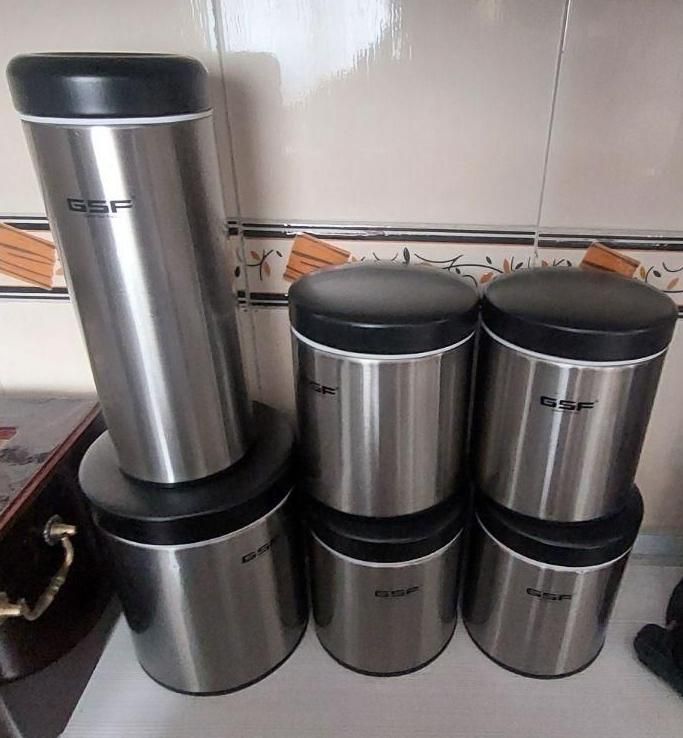سرویس حبوبات اشپزخانه مارک GSF|آب‌چکان و نظم‌دهنده ظروف|تربت جام, زیباکنار|دیوار