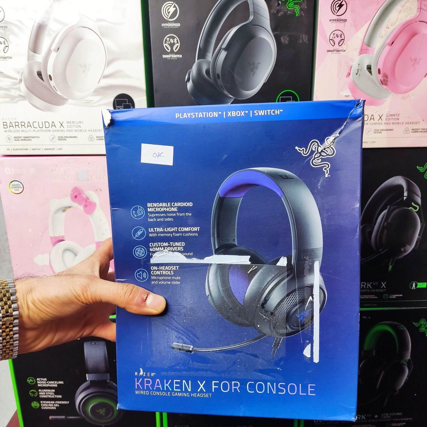 هدست/هدفون گیمینگ RAZER اپن باکس|قطعات و لوازم جانبی رایانه|تهران, آذری|دیوار