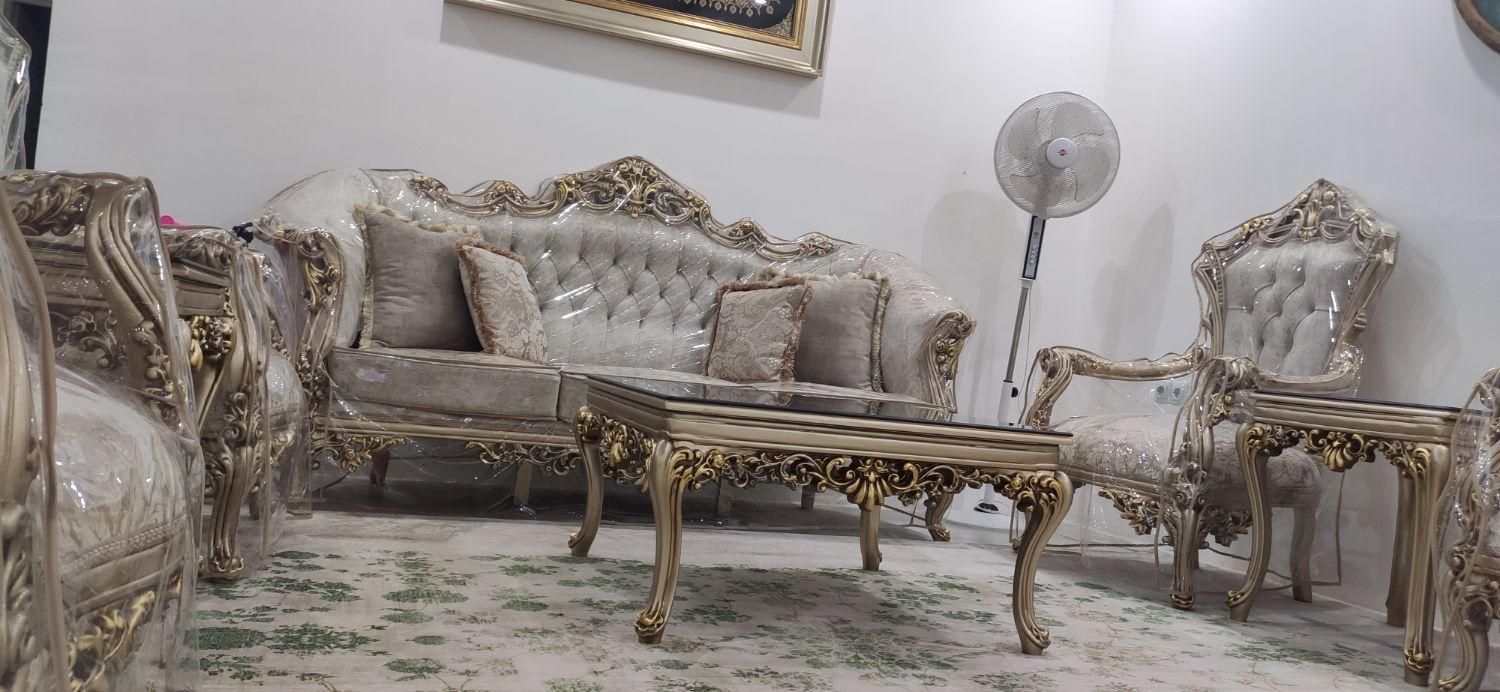 مبلمان کلاسیک ۷ نفره نو نو|مبلمان خانگی و میز عسلی|اهواز, کوی پیروزی|دیوار