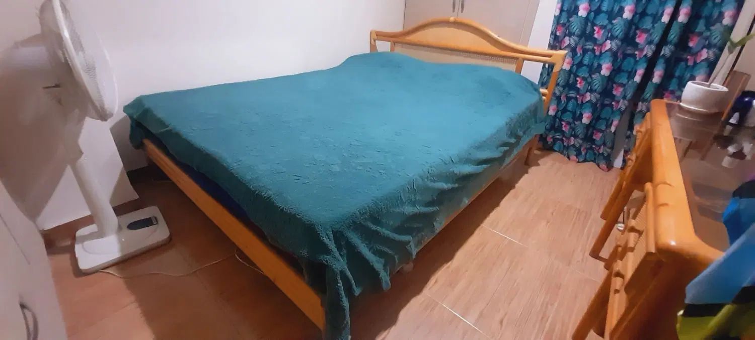 سرویس خواب دو نفره + میزتوالت + آینه + پاتختی|تخت و سرویس خواب|رشت, بلوار گیلان|دیوار