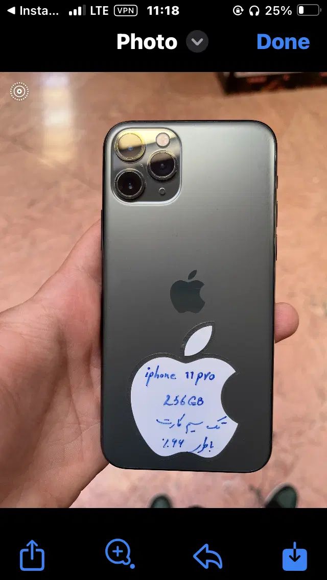 Iphone 11 pro 66%|موبایل|تهران, شهرک محلاتی|دیوار