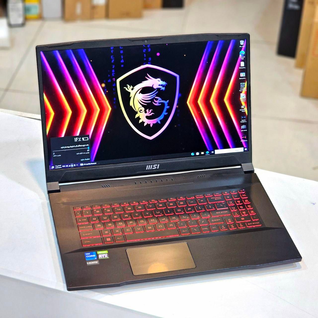 لپتاپ گیمینگ MSI Katana GL76 رندرینگ سوپر مهندسی|رایانه همراه|شیراز, ملاصدرا|دیوار