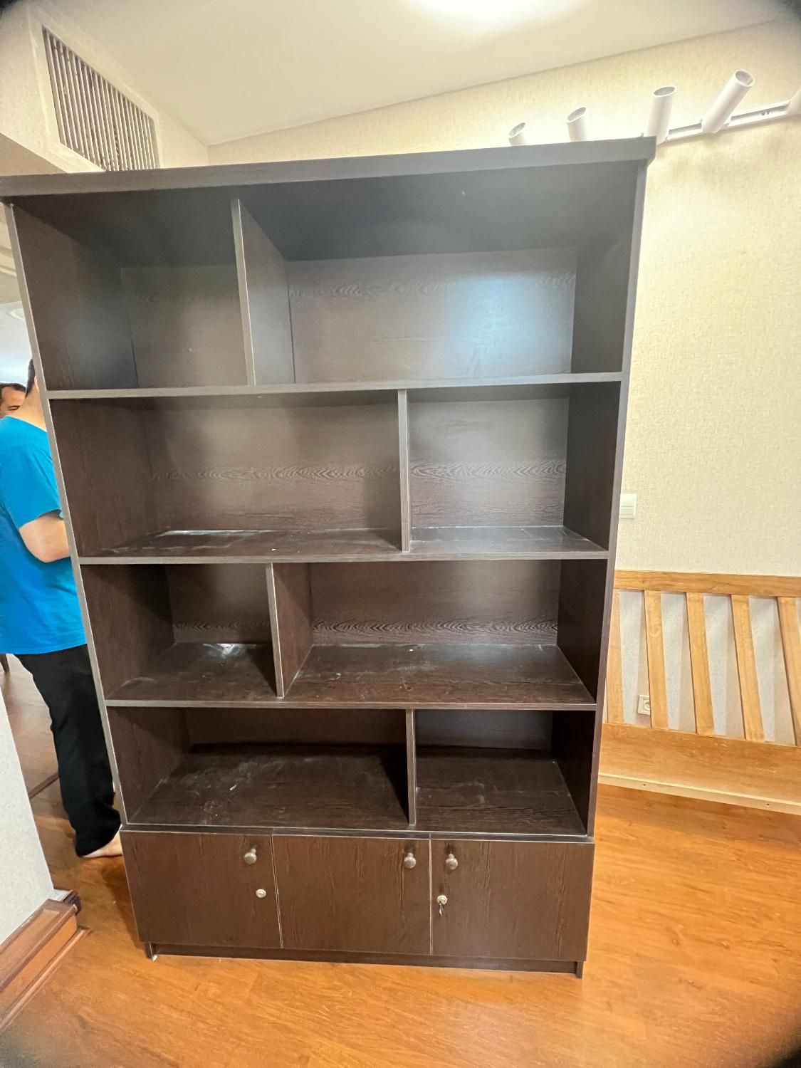 کتابخانه MDF چهار طبقه قفلدار اداری|کتابخانه، شلف، قفسههای دیواری|تهران, طرشت|دیوار