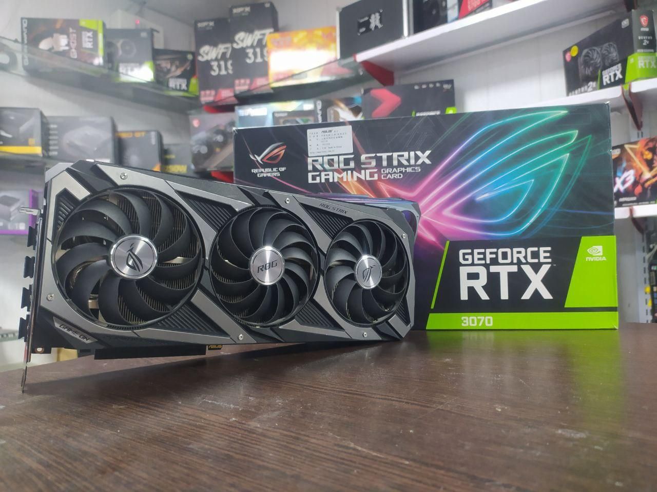 کارت گرافیک Rtx 3070 Asus Rog strix 8G بدون جعبه|قطعات و لوازم جانبی رایانه|تهران, آذربایجان|دیوار